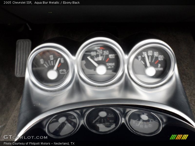 Aqua Blur Metallic / Ebony Black 2005 Chevrolet SSR