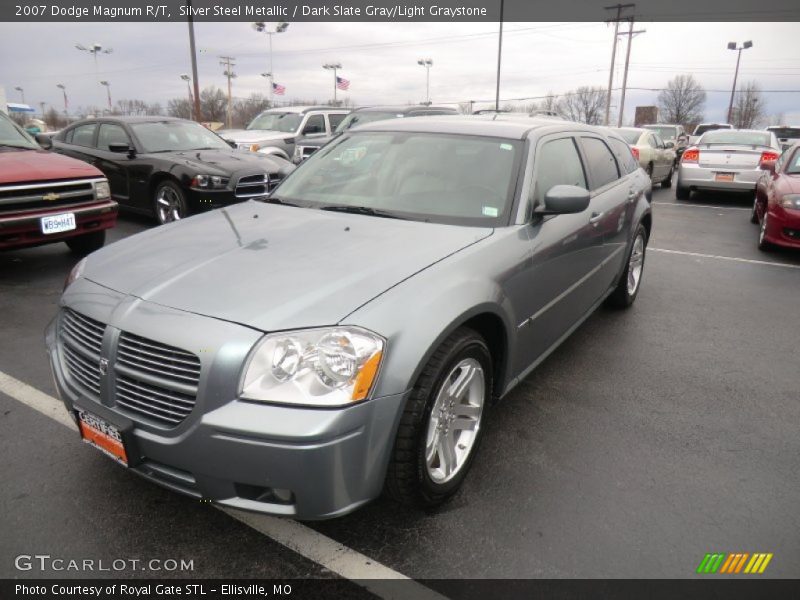 Silver Steel Metallic / Dark Slate Gray/Light Graystone 2007 Dodge Magnum R/T
