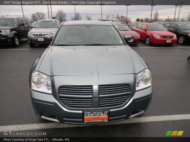 Silver Steel Metallic / Dark Slate Gray/Light Graystone 2007 Dodge Magnum R/T