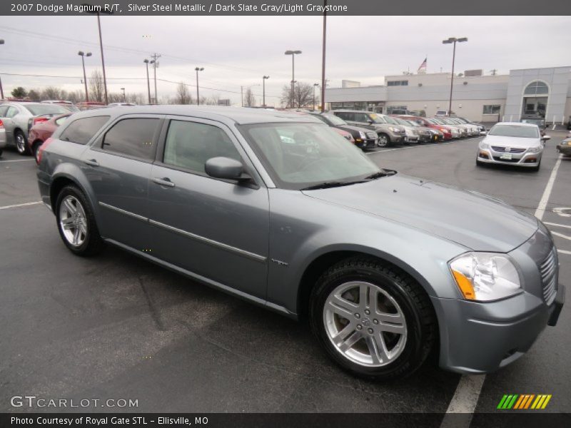 Silver Steel Metallic / Dark Slate Gray/Light Graystone 2007 Dodge Magnum R/T