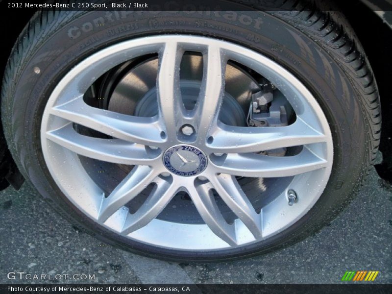Black / Black 2012 Mercedes-Benz C 250 Sport