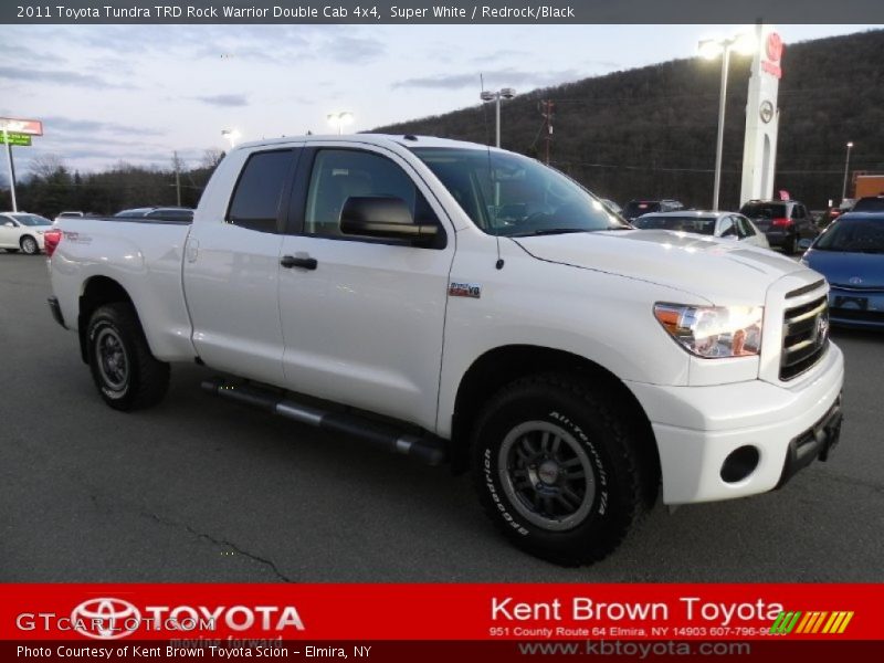 Super White / Redrock/Black 2011 Toyota Tundra TRD Rock Warrior Double Cab 4x4