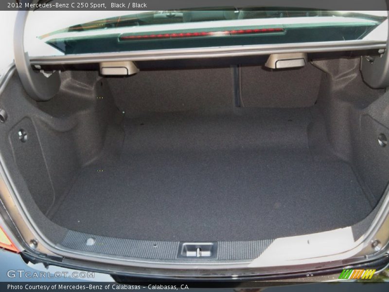Black / Black 2012 Mercedes-Benz C 250 Sport