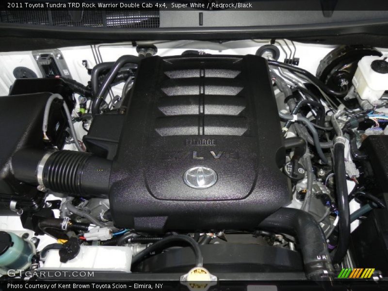 Super White / Redrock/Black 2011 Toyota Tundra TRD Rock Warrior Double Cab 4x4