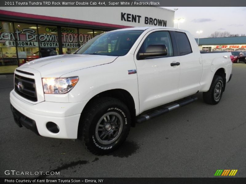 Super White / Redrock/Black 2011 Toyota Tundra TRD Rock Warrior Double Cab 4x4