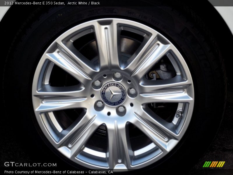 Arctic White / Black 2012 Mercedes-Benz E 350 Sedan