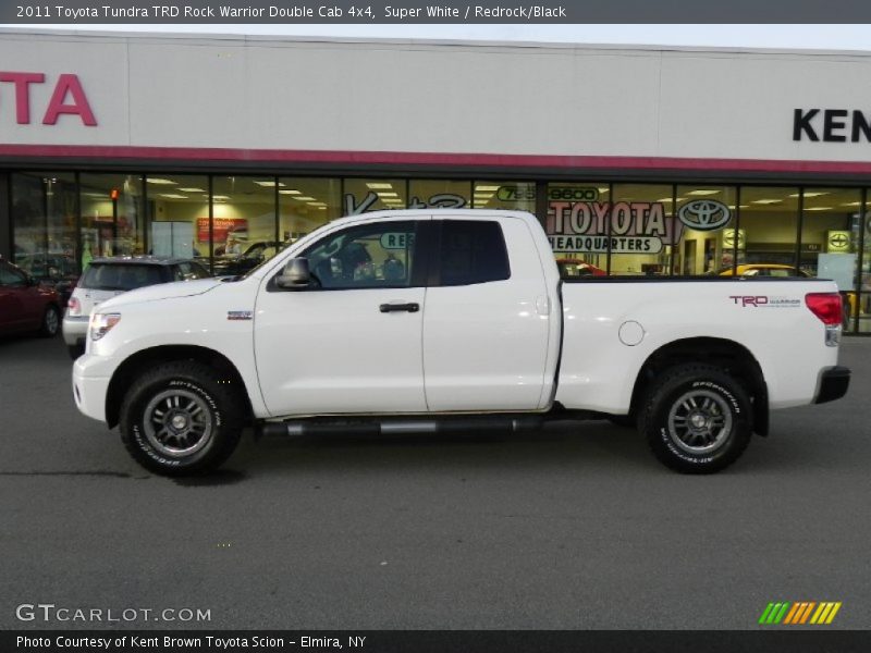 Super White / Redrock/Black 2011 Toyota Tundra TRD Rock Warrior Double Cab 4x4