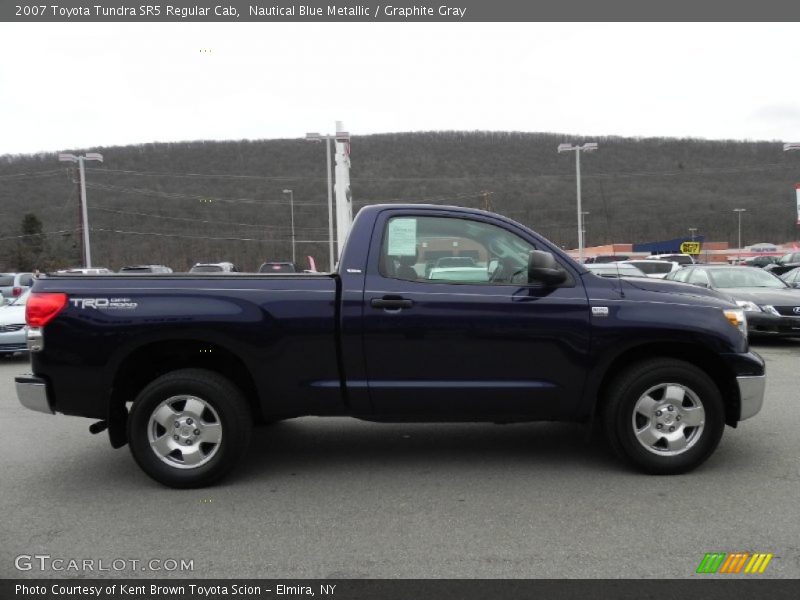 Nautical Blue Metallic / Graphite Gray 2007 Toyota Tundra SR5 Regular Cab