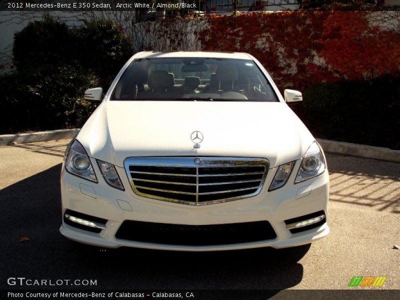 Arctic White / Almond/Black 2012 Mercedes-Benz E 350 Sedan