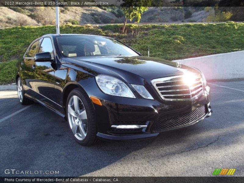Black / Almond/Black 2012 Mercedes-Benz E 350 Sedan