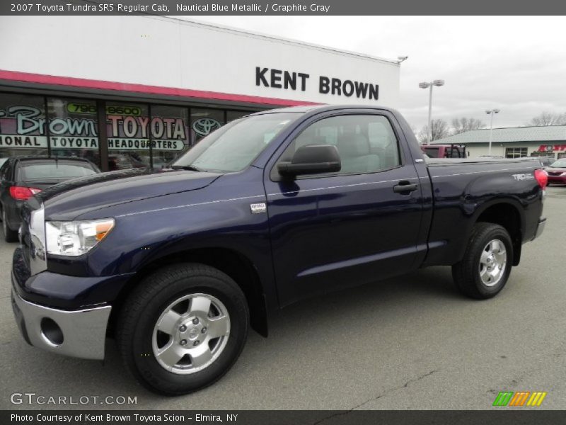 Nautical Blue Metallic / Graphite Gray 2007 Toyota Tundra SR5 Regular Cab
