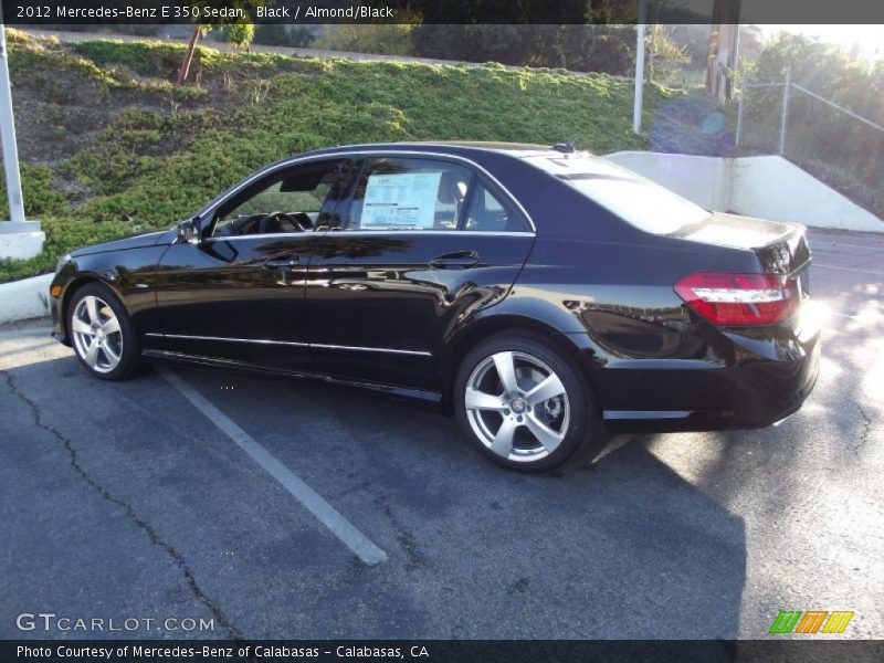 Black / Almond/Black 2012 Mercedes-Benz E 350 Sedan