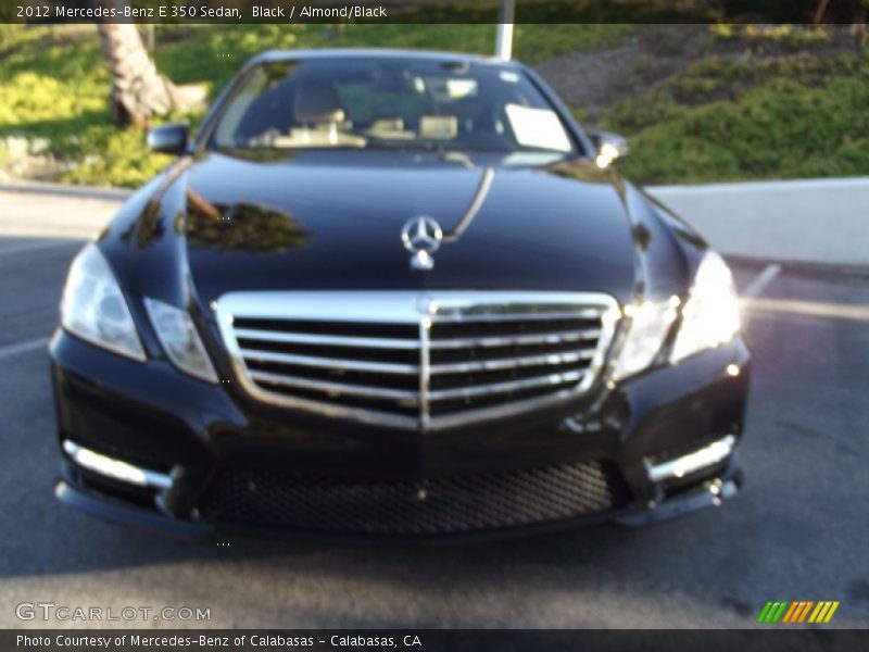 Black / Almond/Black 2012 Mercedes-Benz E 350 Sedan