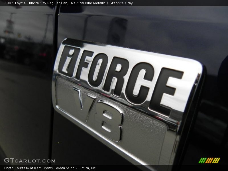 Nautical Blue Metallic / Graphite Gray 2007 Toyota Tundra SR5 Regular Cab