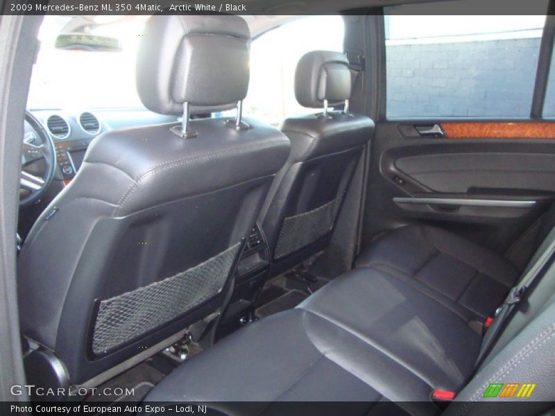 Arctic White / Black 2009 Mercedes-Benz ML 350 4Matic