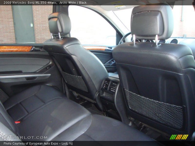 Arctic White / Black 2009 Mercedes-Benz ML 350 4Matic
