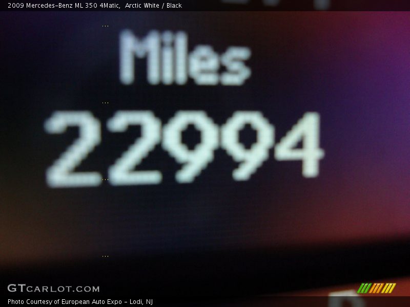 Arctic White / Black 2009 Mercedes-Benz ML 350 4Matic