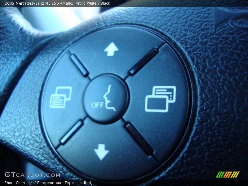 Arctic White / Black 2009 Mercedes-Benz ML 350 4Matic
