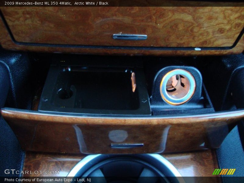 Arctic White / Black 2009 Mercedes-Benz ML 350 4Matic
