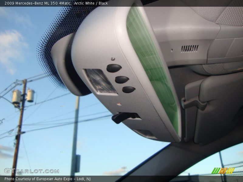 Arctic White / Black 2009 Mercedes-Benz ML 350 4Matic