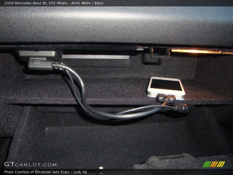 Arctic White / Black 2009 Mercedes-Benz ML 350 4Matic