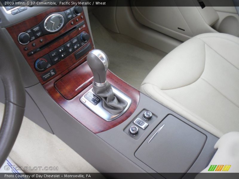 Pacific Sky Metallic / Wheat 2009 Infiniti G 37 Convertible