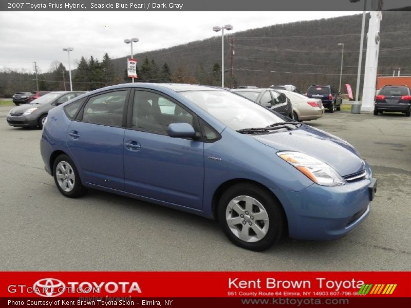 Seaside Blue Pearl / Dark Gray 2007 Toyota Prius Hybrid