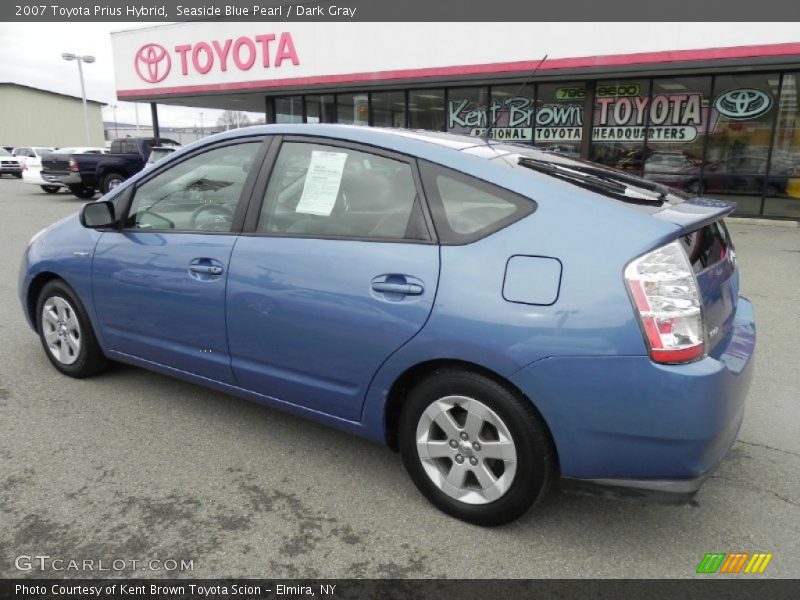 Seaside Blue Pearl / Dark Gray 2007 Toyota Prius Hybrid