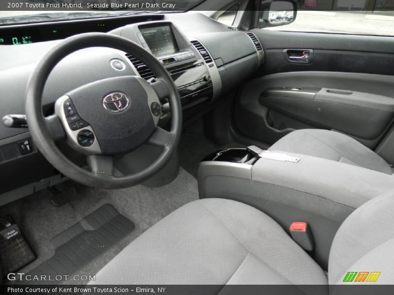 Seaside Blue Pearl / Dark Gray 2007 Toyota Prius Hybrid