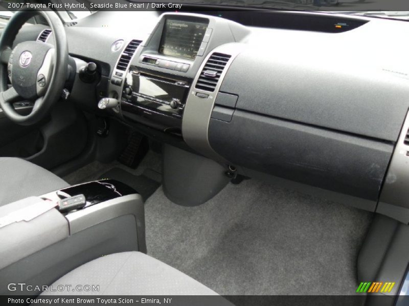Seaside Blue Pearl / Dark Gray 2007 Toyota Prius Hybrid