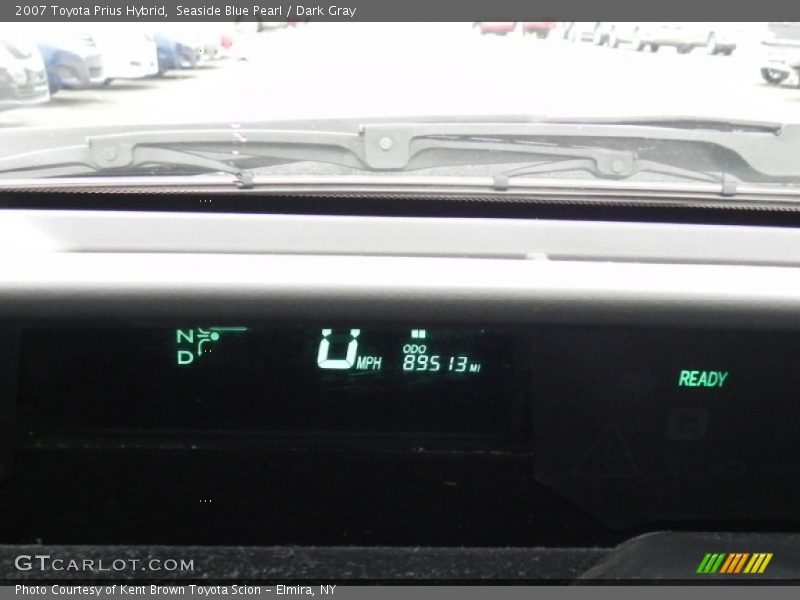 Seaside Blue Pearl / Dark Gray 2007 Toyota Prius Hybrid