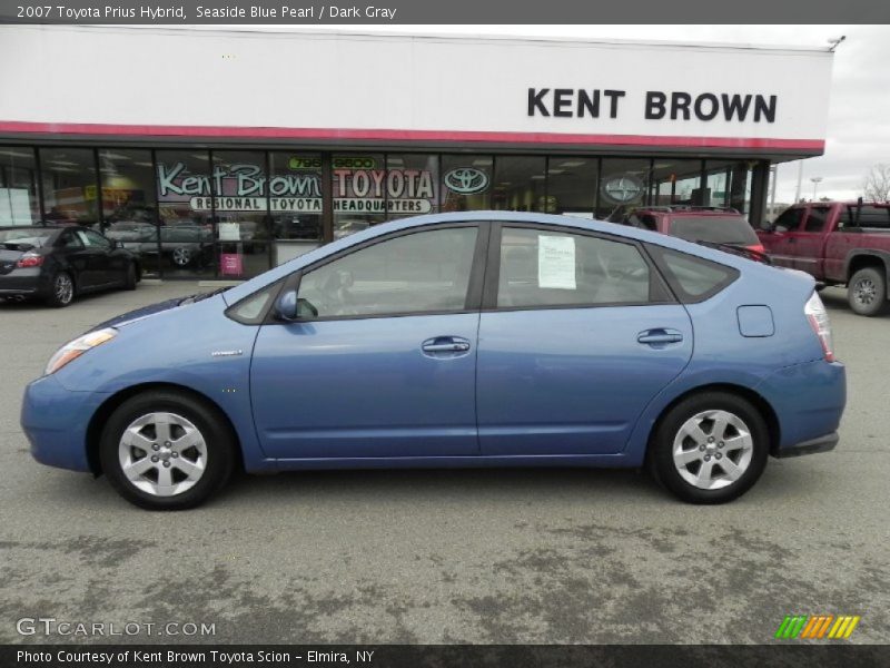 Seaside Blue Pearl / Dark Gray 2007 Toyota Prius Hybrid