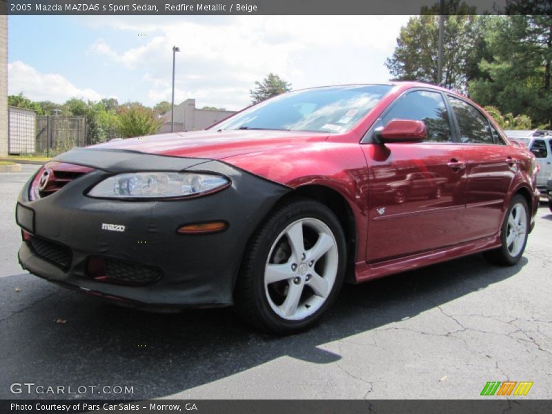 Redfire Metallic / Beige 2005 Mazda MAZDA6 s Sport Sedan