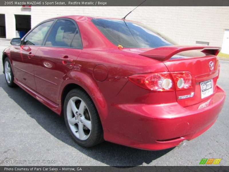 Redfire Metallic / Beige 2005 Mazda MAZDA6 s Sport Sedan