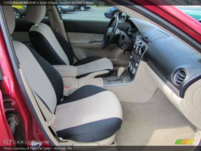 Redfire Metallic / Beige 2005 Mazda MAZDA6 s Sport Sedan