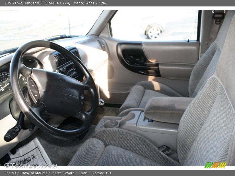 Oxford White / Gray 1996 Ford Ranger XLT SuperCab 4x4