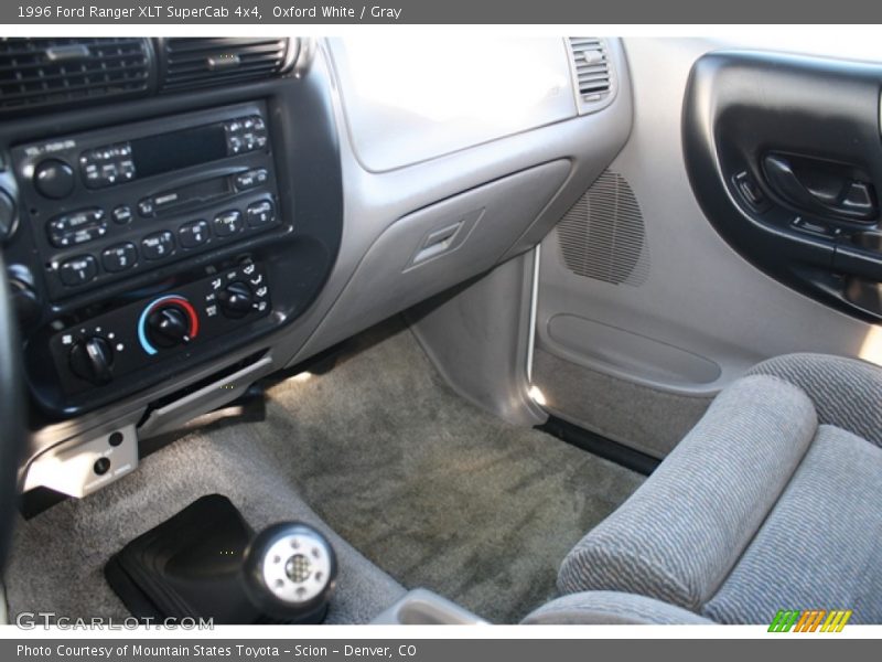 Oxford White / Gray 1996 Ford Ranger XLT SuperCab 4x4