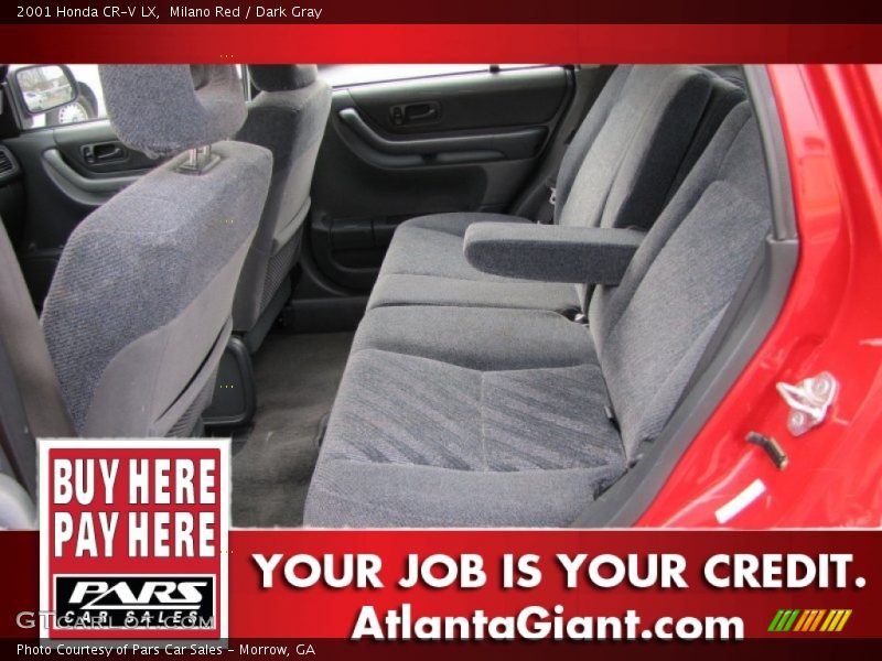 Milano Red / Dark Gray 2001 Honda CR-V LX