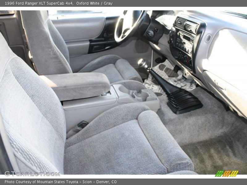 Oxford White / Gray 1996 Ford Ranger XLT SuperCab 4x4