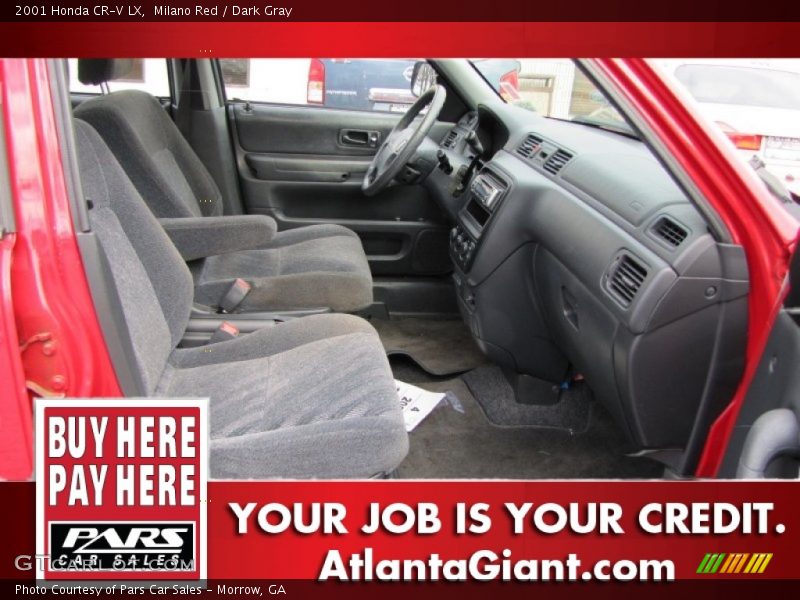 Milano Red / Dark Gray 2001 Honda CR-V LX