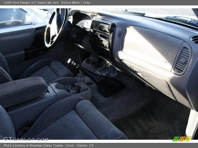 Oxford White / Gray 1996 Ford Ranger XLT SuperCab 4x4