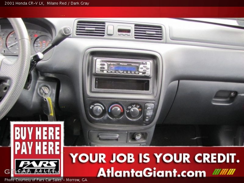 Milano Red / Dark Gray 2001 Honda CR-V LX