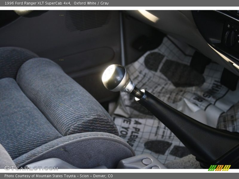 Oxford White / Gray 1996 Ford Ranger XLT SuperCab 4x4