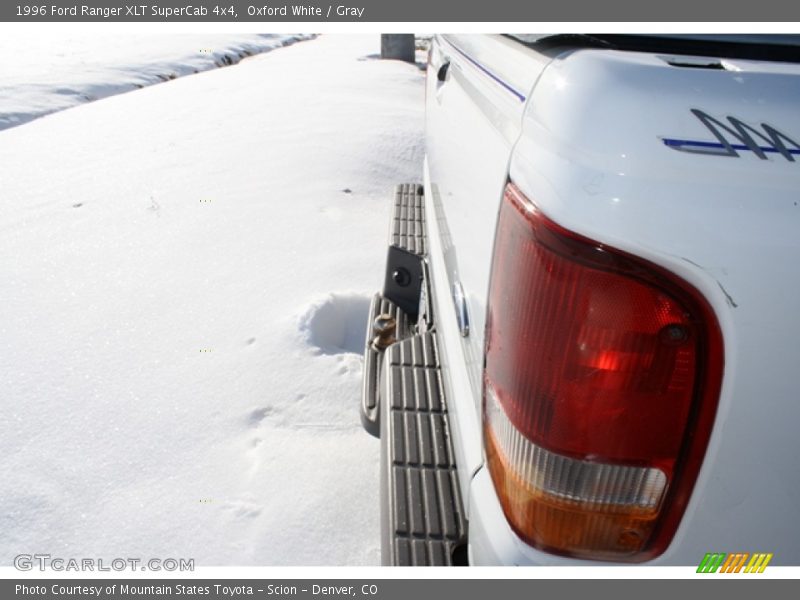 Oxford White / Gray 1996 Ford Ranger XLT SuperCab 4x4