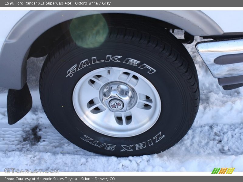 Oxford White / Gray 1996 Ford Ranger XLT SuperCab 4x4