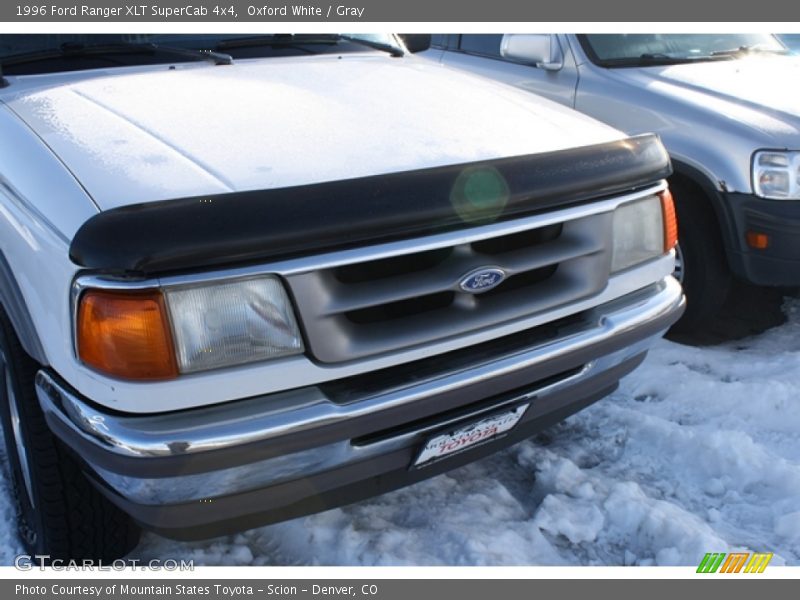 Oxford White / Gray 1996 Ford Ranger XLT SuperCab 4x4