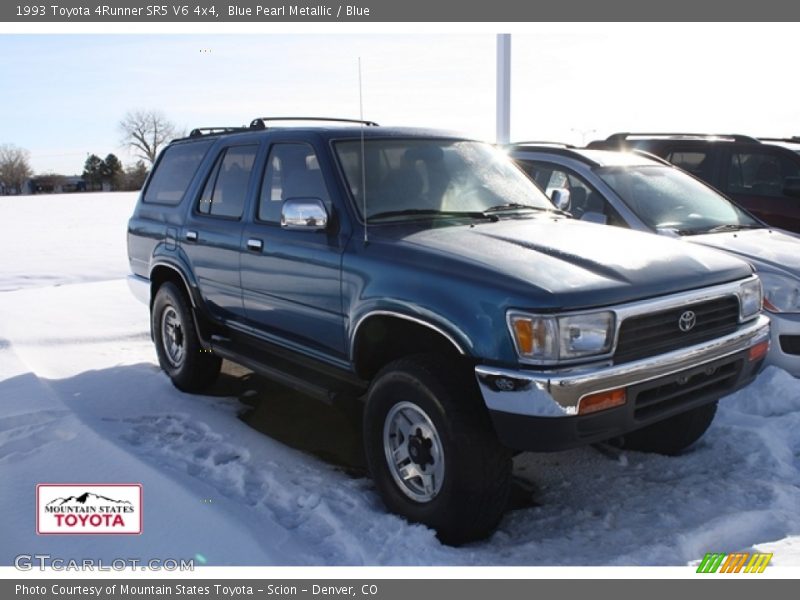 Blue Pearl Metallic / Blue 1993 Toyota 4Runner SR5 V6 4x4