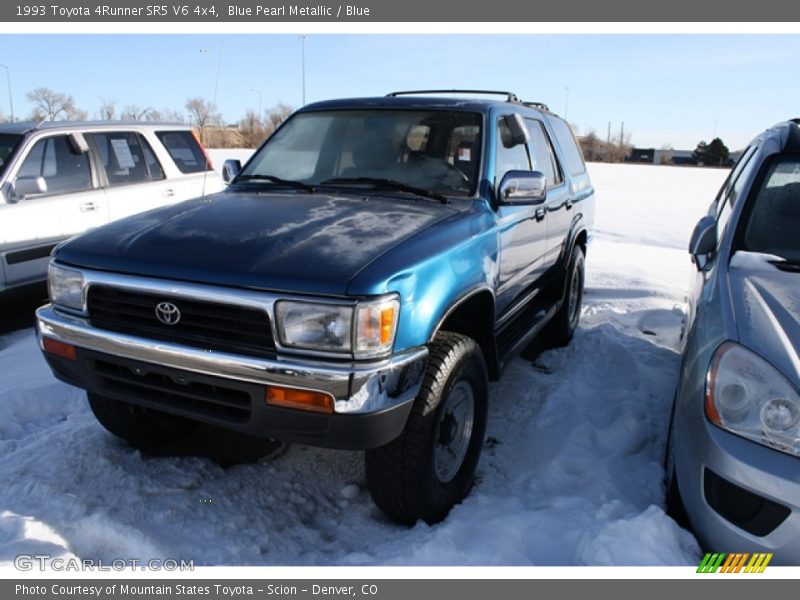 Blue Pearl Metallic / Blue 1993 Toyota 4Runner SR5 V6 4x4