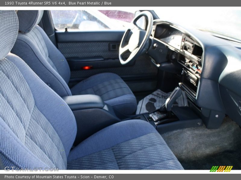Blue Pearl Metallic / Blue 1993 Toyota 4Runner SR5 V6 4x4