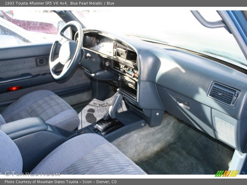 Blue Pearl Metallic / Blue 1993 Toyota 4Runner SR5 V6 4x4